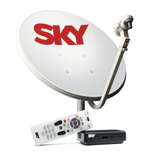 Antena + receptor Sky livre